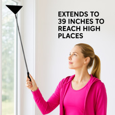 Extendable Telescopic 39 Inch Bathroom Window Shower Squeegee Long Reach