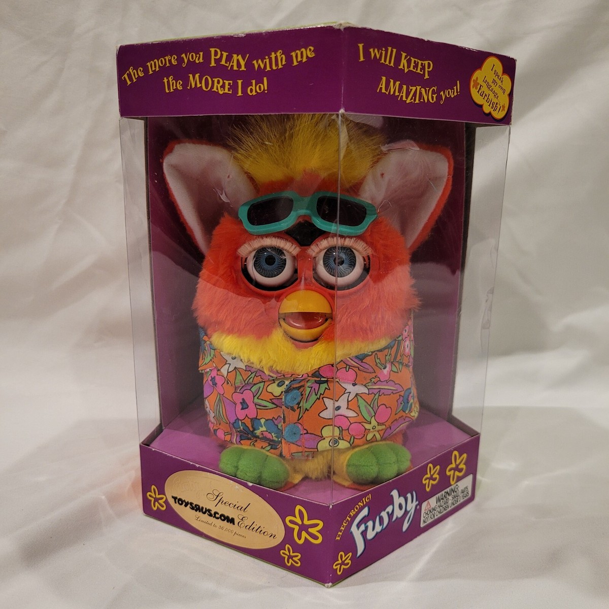 Furor Patinaさん Not Working ~ 2005 Furby Emototronic Black & White 59294