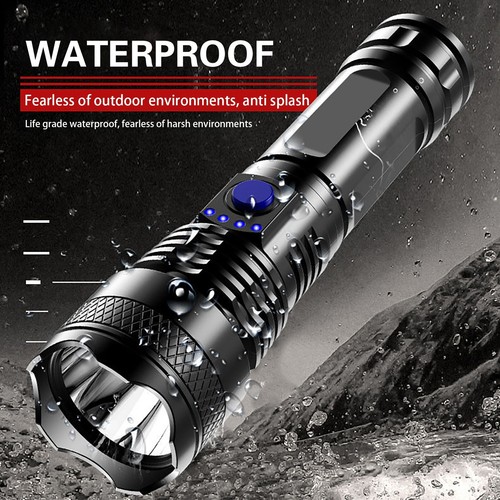 Taschenlampen LED Wiederaufladbar ABS Starkes Licht Super Hell Tragbare Taschenlampen - Bild 15 von 16