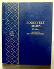 1946-75 75 coin Roosevelt Dime Collection W/ Silver & Proof-Only Issues RC761