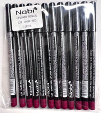 NABI LIPLINER PENCIL, L59 DARK RED, 0.04 OZ. 12 PACK -FREE SHIPPING