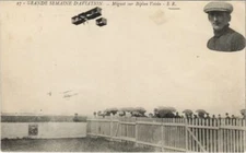 PC Pilote, aviateur MIGNOT Biplan VOISIN AVIATION (a27173)