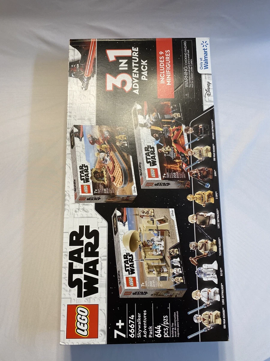 Retired LEGO Star Wars 66674 Skywalker Adventure Pack 3 Sets 75269