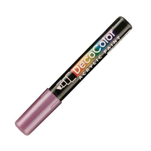 みんと Marvy Uchida DecoColor Acrylic Paint Marker Metallic Violet Chisel