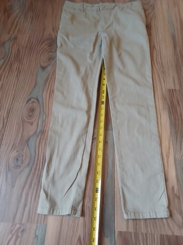 3 French Toast Girls' Skinny Adjustable Waist Pant KHAKI Sz 16 Shcool - Picture 4 of 12