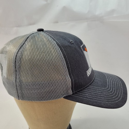 Designs By Sundown Men's Trucker Cap Hat Snapback Gray By Outdoor Cap - Picture 5 of 9