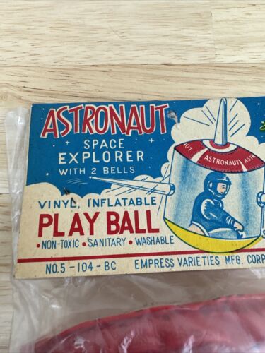 Bola de vinilo inflable Astronaut Space Explorer Emperatriz variedades MFG CORP Japón - Imagen 2 de 9