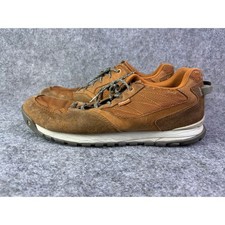 Oboz Bozeman Hiking Shoes Mens 12 Brown Suede Mesh Low Top Trail Sneakers