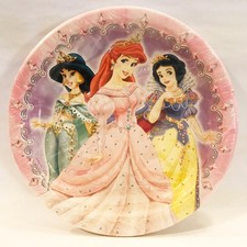 Disney Princess Jewel Dessert Plates 8 Per Package New Birthday Party Supplies