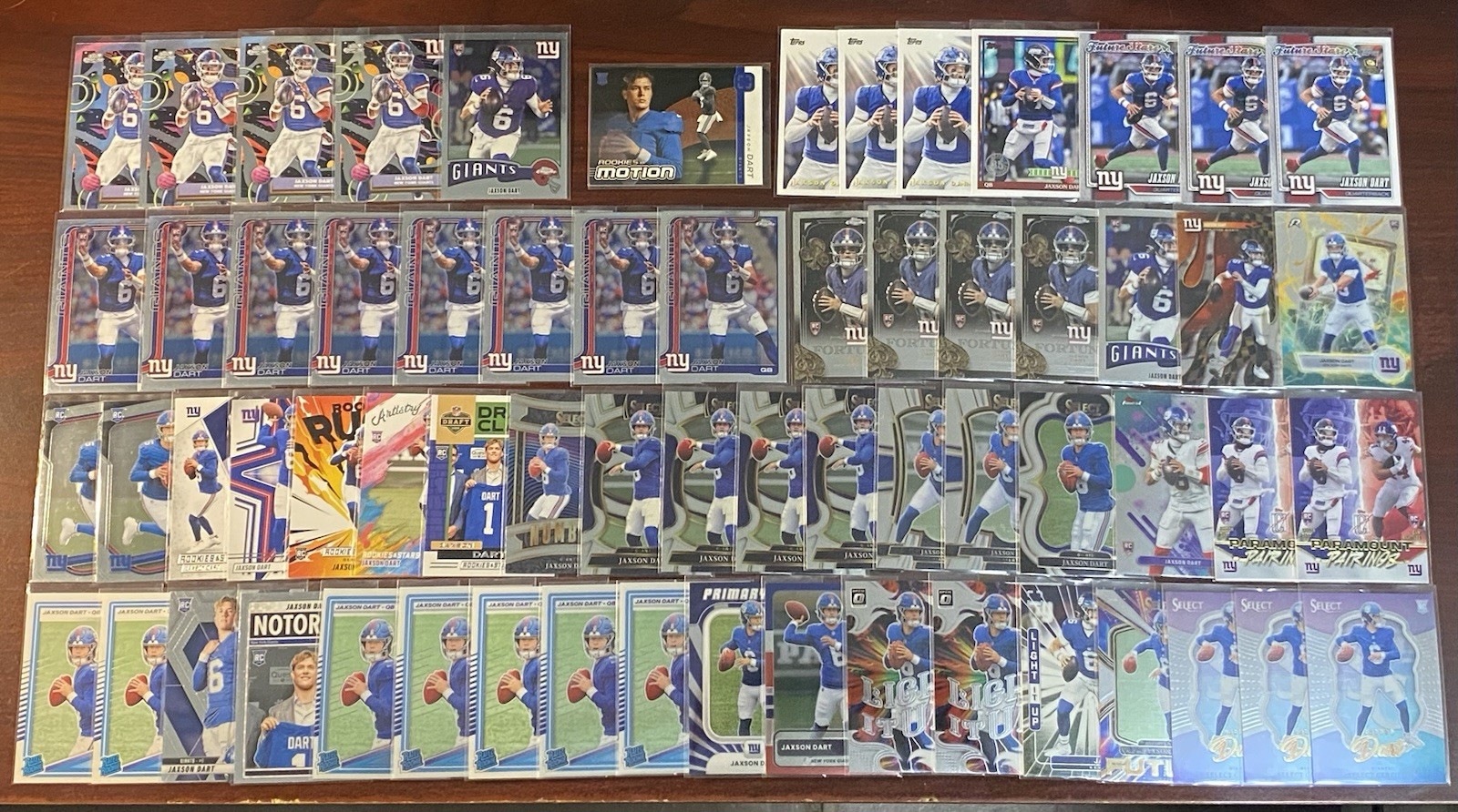 Jaxson Dart Lot (65) 2025 Topps Prizm Select Parallels & Inserts & More! Giants
