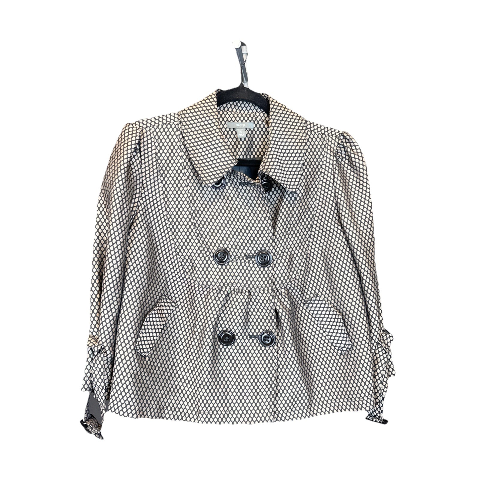 Apt.9 Women's Double-Breasted Patterned Jacket - image 1