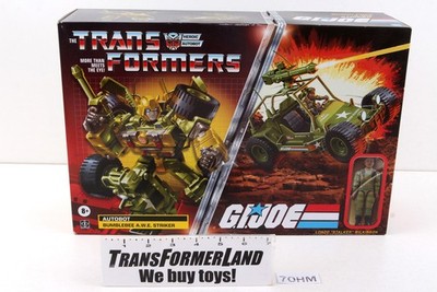 Transformers Collaborative G.I. Joe Bumblebee AWE Striker Sgt Stalker NEW