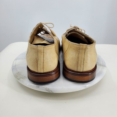 David Eden Men Genuine Crocodile Lizard Skin Square Toe  display picture 3