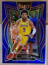 2024-25 Panini Select - Concourse Bronny James #90 Blue Prizm (RC)