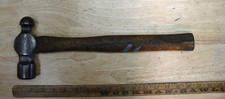 Vintage Blue-point Bp-40b40 Oz. Head Ball Peen Hammerwith Original Handlevgc
