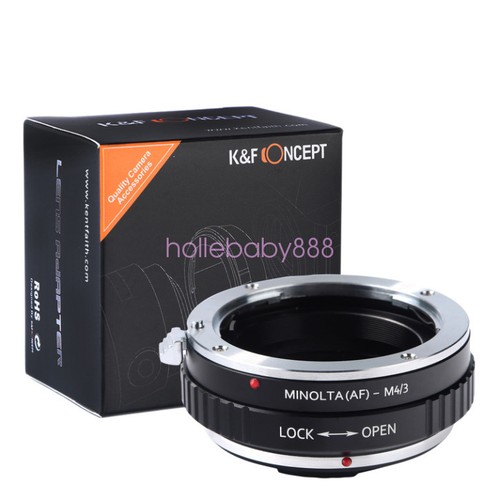 Adapter for Minolta(AF) Sony Alpha Lens to Micro4/3 M4/3 Lens Camera K&F Concept