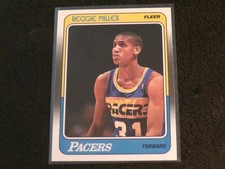 1988-89 Fleer #57 REGGIE MILLER RC Rookie! PACERS! HOF!
