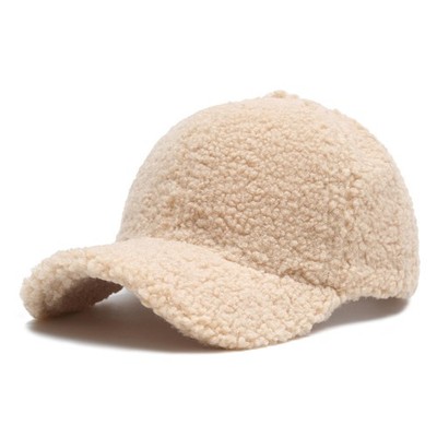 Mens Womens Winter Warm Baseball Cap Classic Solid Duckbill Golf Cap
