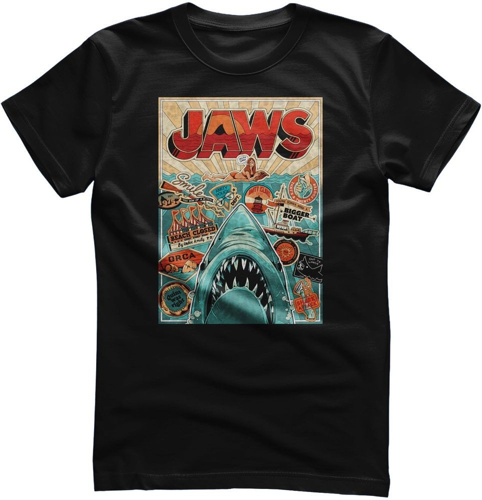 Jaws T-Shirt Water Poster UV-1-JAWS028 5490₽