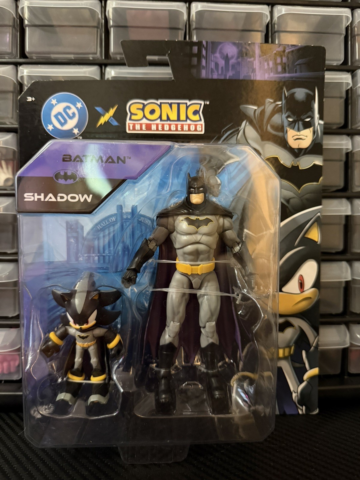 DC x Sonic the Hedgehog Batman & Shadow Action Figure 2-Pack