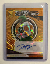 Jackson Powers-Johnson /99 RC Auto 2024 Donruss Elite TCA Orange Raiders