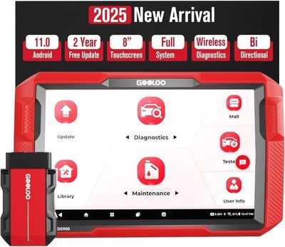 2025 GOOLOO DS900 Car Diagnostic Scanner Tool Full System OBD2 Scanner IMMO EPB