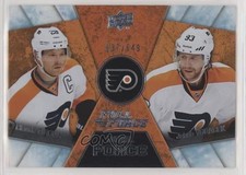 2015 Upper Deck Full Force Dual 637/649 Claude Giroux Jakub Voracek #DF-12 0pm
