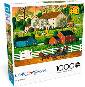 Buffalo Games Toys Charles Wysocki Labor Day In Bungalowville Puzzle Buffalo Games Toys Charles Wysocki Labor Day In Bungalowville Puzzle