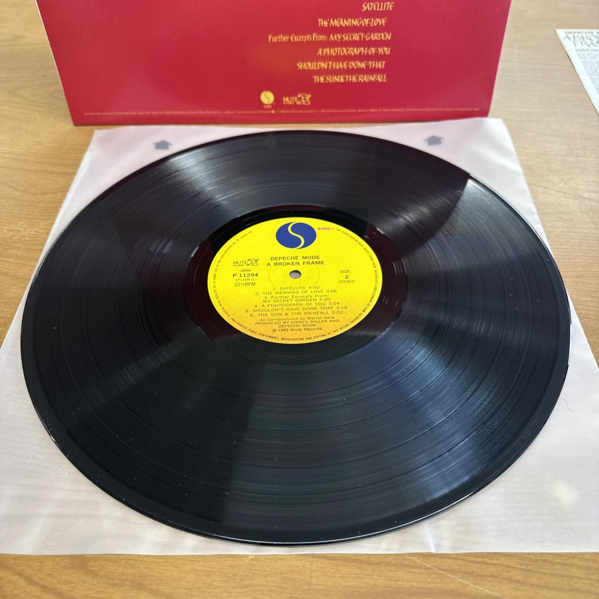 ma✴︎a.depeche✴︎オールドチークミラーL ✴︎170×80 Depeche Mode A Broken Frame Japan Vinyl LP P-11294 Dave
