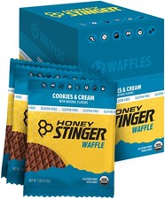 Honey Stinger Organic Gluten-Free Cookies  Cream Waffles - Athletic, On-the-Go