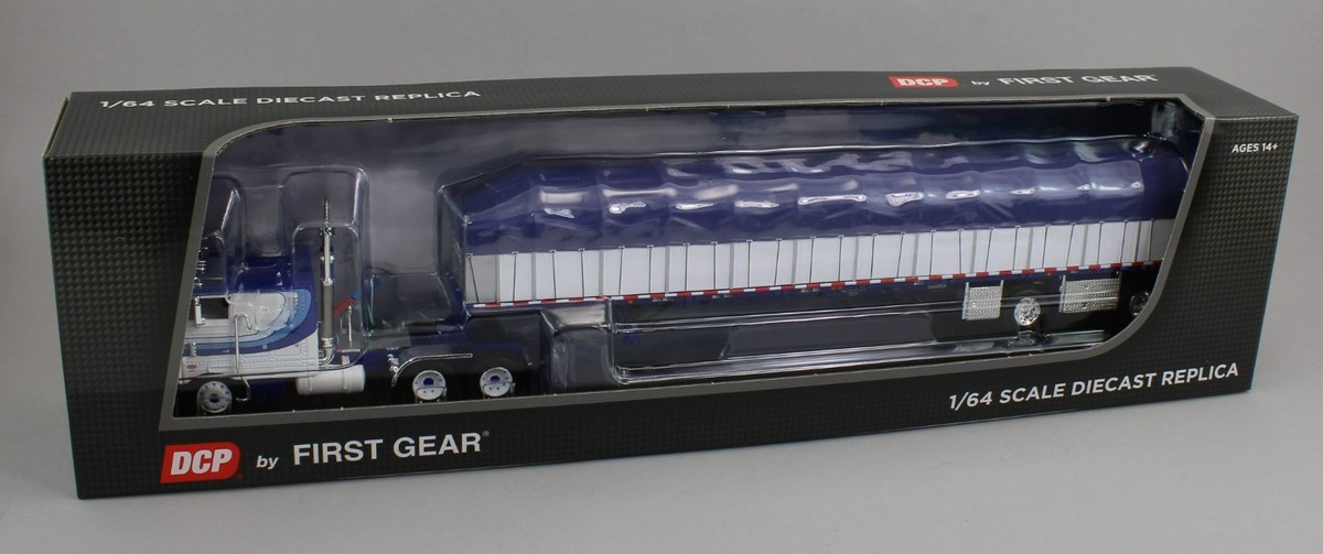 2025 DCP 1:64 *WHITE & BLUE* Peterbilt 352 110
