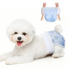 Disposable Dog Diapers Absorbent Soft Puppy Doggie Diapers for Female Dogs wi...