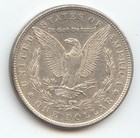 1878 7 Tail Feathers Morgan Silver Dollar, 7TF, Reverse of 1879, Lustrous AU-Unc — photo 2