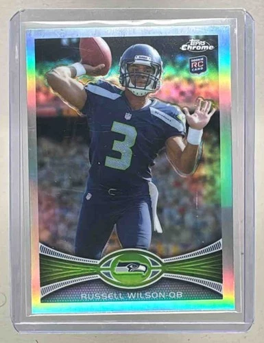 Russell Wilson 2012 Topps Chrome #40 Refractor Rookie RC