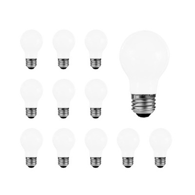 Sylvania Reduced Eye Strain A19 LED Light 12 Count (Pack of 1), Daylight 