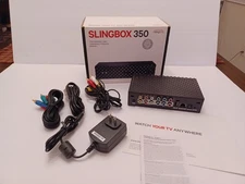 Slingbox 350 Media P{layer WATCH TV ANYWHERE Digital High Definition Video