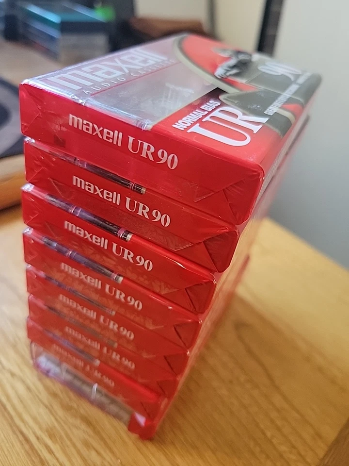 Maxell UR 90  Blank recording cassettes   lot of 8      (NEW)   cassette - Image 4 of 4