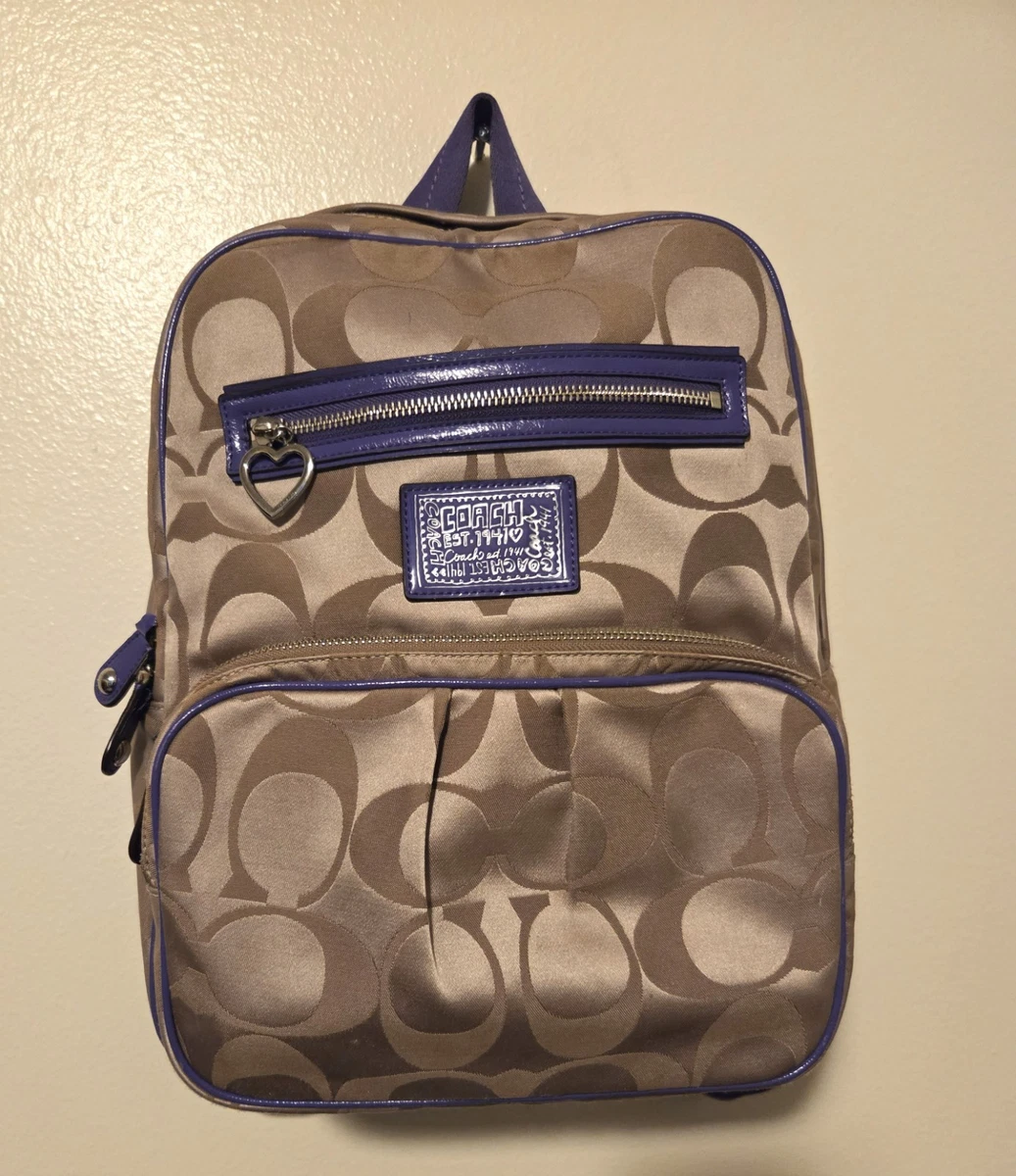 Coach Poppy Zip Backpacks for Women for sale | eBay