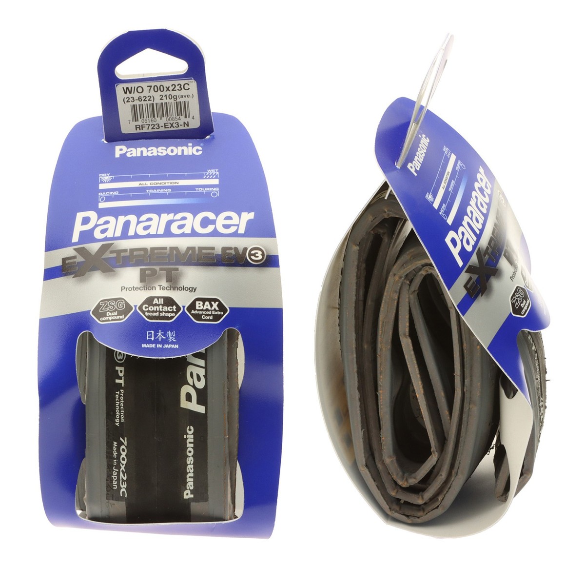 Panaracer Extreme EV3 PT Clincher Tires 700x23c Black/Gray Road