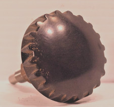 HARD PLASTIC KNOB 2" METAL THREADED MALE THREAD WOOD WORKER JIG MAKING BLACK