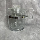 Vintage Pyrex Glass Flameware 7759 B 9 Cup Stovetop Percolator Coffee Tea Pot
