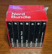 Cards Against Humanity TARGET EXCLUSIVE Nerd Bundle 7 Pack Expansion  SEALED
