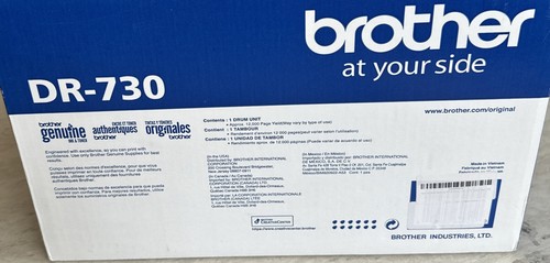 Brother DR730 Genuine/Original Drum Unit - Black - NEW - SEALED - 第 4/5 張圖片