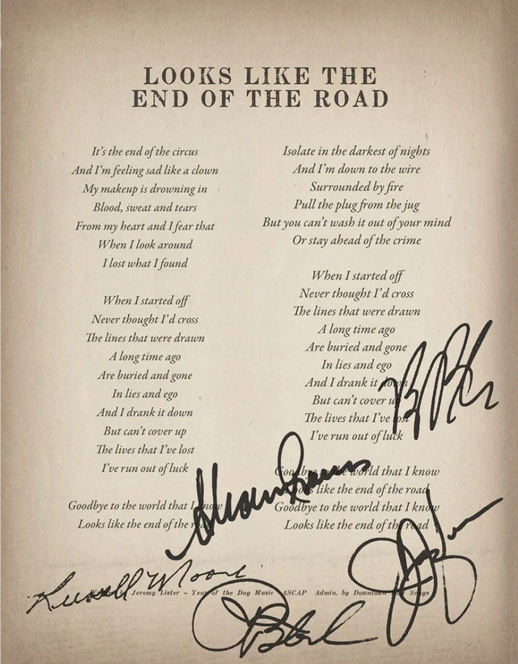 Alison Krauss & Union Station Deluxe Arcadia Vinyl w/ AUTOGRAPHED Lyric Sheet Foto 2 de 3