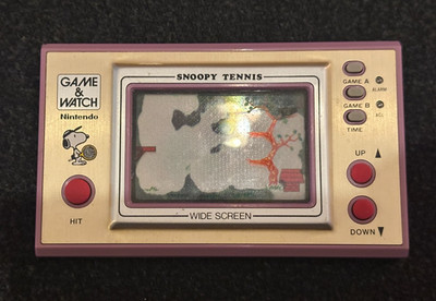 Vintage 1982 Nintendo Game & Watch Snoopy Tennis - sp-30 AS IS Bad Screen