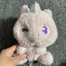 Aurora Blinkies Unicorn Soft Pastel Pink Rare HTF Small 6"