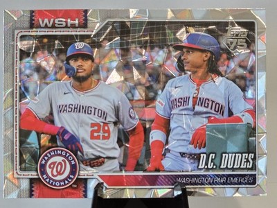 Topps 2026 Series 2 D.C. Dudes Abrams/James Wood Diamante #499 Nationals