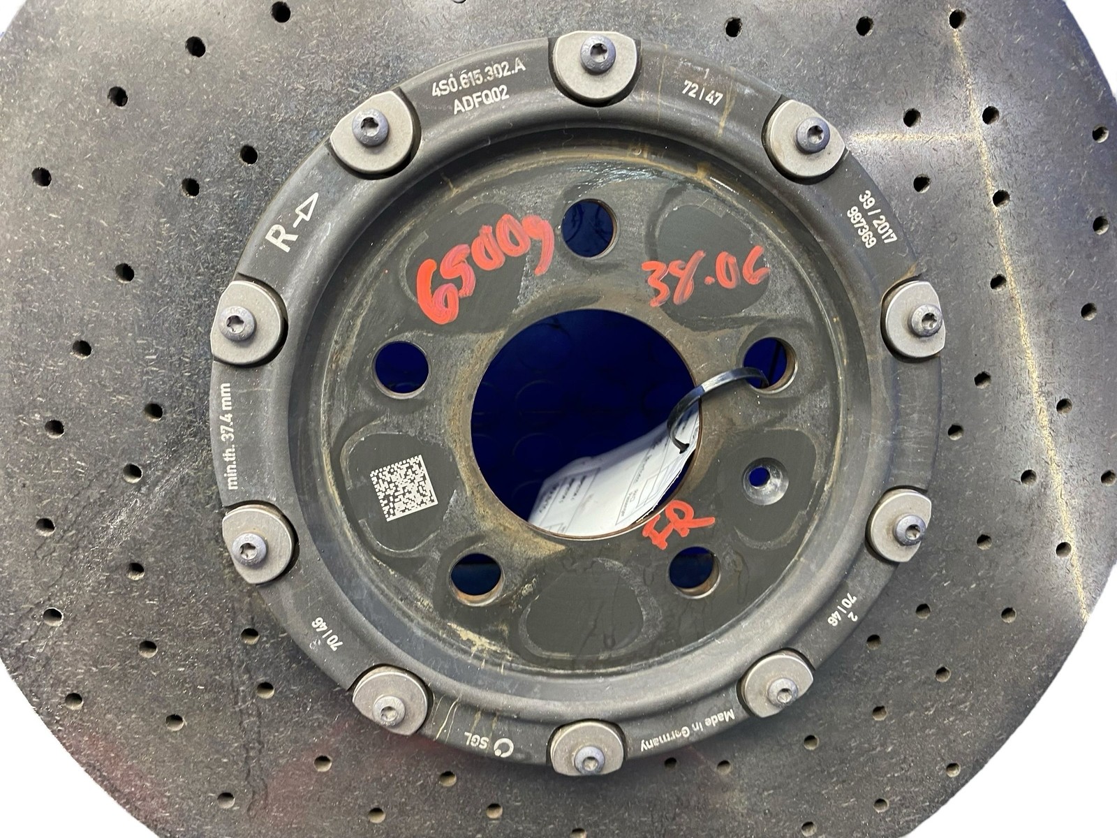 LAMBORGHINI HURACAN LP640-4 PERFORMANTE 5.2L CARBON CERAMIC BRAKE ROTOR CALIPER