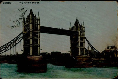 Postcard: LONDON. THE TOWER BRIDGE.