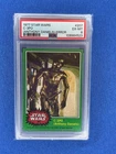 1977 Star Wars Green #207 C-3PO Anthony Daniels Golden Rod Error PSA 6